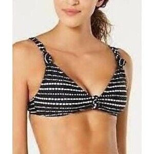 Hula Honey Padded Striped Swim Top